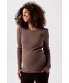 Noppies Maternity - Strickpullover Zana - Deep Taupe