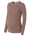 Noppies Maternity - Strickpullover Zana - Deep Taupe