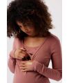 Noppies Maternity - Pyjama Still-Langarmshirt - Burlwood