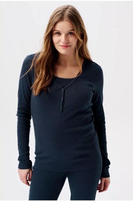 Noppies Maternity - Pyjama Still-Langarmshirt Amala - Night