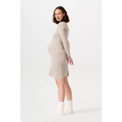 Noppies Maternity - Still-Nachthemd langarm - Taupe Melange