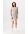 Noppies Maternity - Still-Nachthemd langarm - Taupe Melange