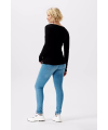 Noppies - Modell: Sara nursing rib top LS - Black