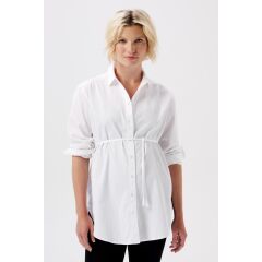 Noppies Maternity - Still-Langarmbluse Optical White