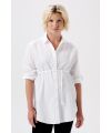 Noppies Maternity - Still-Langarmbluse Optical White
