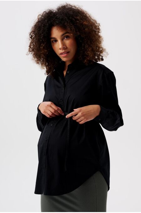 Noppies Maternity - Still-Langarmbluse - Black
