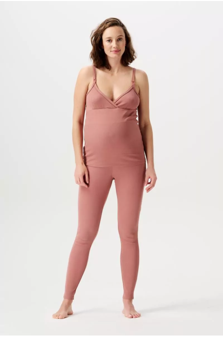 Noppies Maternity - rib Schlaf Hose OTB - Burlwood