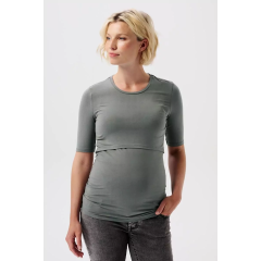 Noppies Maternity - stretch Still-Shirt kurzarm Juli - Sage