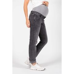 Love2Wait - mom fit Jeans Norah - Charcoal