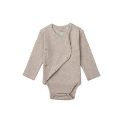 Noppies Baby - rib Body langarm Nino - Unisex - Taupe...