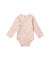 Noppies Baby - langarm Body - Unisex - Allover Print - Rose Smoke