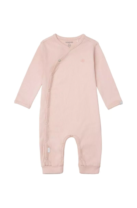 Noppies Baby - langarm rip Strampler - Rose Smoke