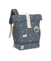 Lässig- Kinderrucksack - Mini Rolltop Backpack Happy prints - midnight blue