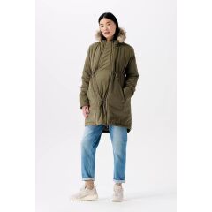 Noppies Maternity - 3in1 Schwangerschafts- und Trageparker  Frankfurt - Dusty Olive
