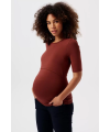Noppies Maternity - stretch Still-Shirt kurzarm Juli - Sable