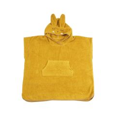 Kikadu - Poncho Hase - Mustard GOTS