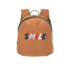Lässig - Tiny Backpack Cord Little Gang Smile - caramel