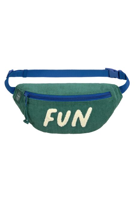 Lässig - Mini Bum Bag Cord Little Gang Smile - grün