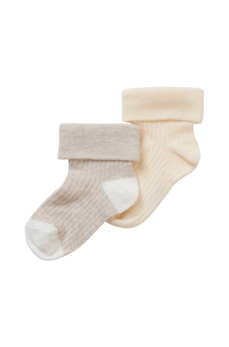 Noppies Baby - Doppelpack Socken Breese - Oatmeal
