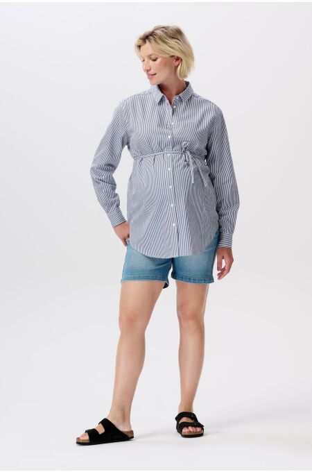 Noppies Maternity - Jeans Shorts Jamie - Vintage Blue