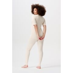 Noppies Matenity - rib Schlaf Hose OTB - Oatmeal