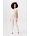 Noppies Matenity - rib Schlaf Hose OTB - Oatmeal