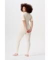 Noppies Matenity - rib Schlaf Hose OTB - Oatmeal