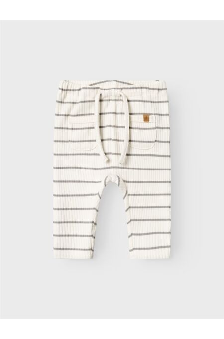 LIL´ Atelier - Hose gestreift - Coconut Milk