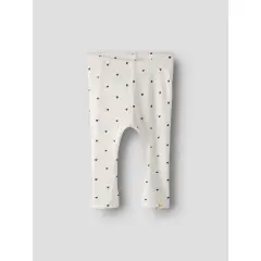 LILAtelier - Legging m. Herz Print - Coconut Milk