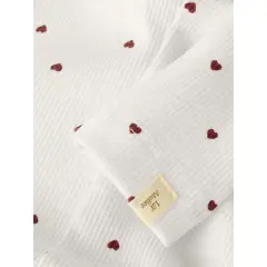 LILAtelier - Legging m. Herz Print - Coconut Milk