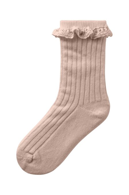 LIL´Atelier - Socken mit Rüsche - Rose Dust