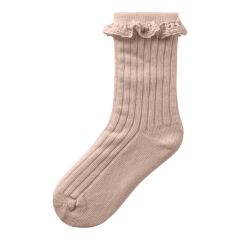 LIL´Atelier - Socken mit Rüsche - Rose Dust