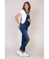 Love2Wait - Latzjeans Salopette Denim  - Stone wash
