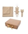 JABADABADO - Geschenkbox Modell: Teddy - Decke, Spieluhr, Rassel