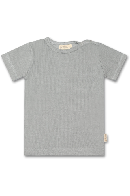 Petit Piao - T-Shirt ribbe - Blue Mist
