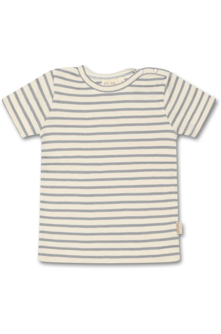 Petit Piao - T-Shirt ribbe/striped - Blue Mist