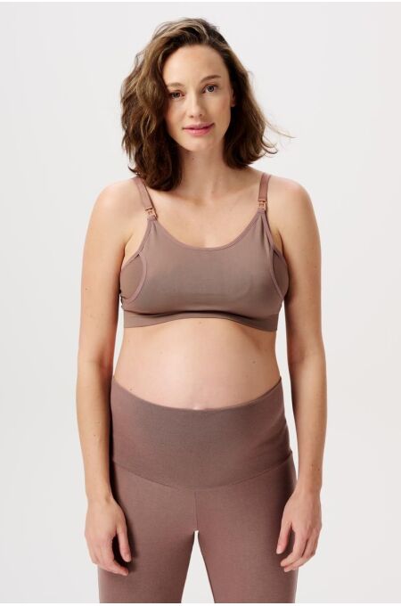 Pumping and Nursing Bra - Deep Taupe