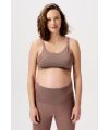Pumping and Nursing Bra - Deep Taupe