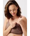 Pumping and Nursing Bra - Deep Taupe