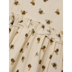 LIL´Atelier - leichtes Kleid mit Bienen - Turtledove