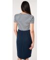 Mamarella - Eco Viskose Umstands- und Stillkleid - gestreift