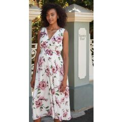 Mamarella - Crepe Umstandskleid mit Blumen Print