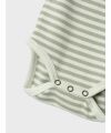 Lil´Atelier - Body langarm - gestreift - Green Tint