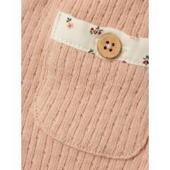 LIL´Atelier - Legging mit Lochmuster - Rugby Tan