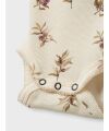 LiLAtelier - Langarmbody mit Olivenprint - Turtledove