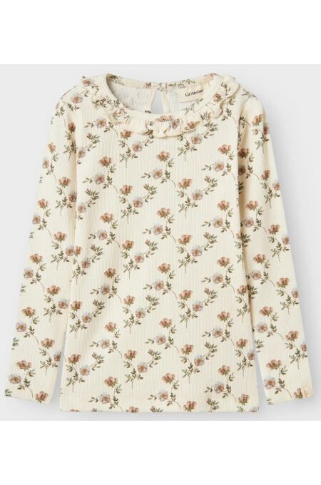 LIL´Atelier - Longsleeve mit Oliven Print - Turtledove