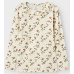 LIL´Atelier - Longsleeve mit Oliven Print - Turtledove
