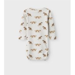 LiLAtelier - Langarmbody mit Leoparden - Vapor Blue