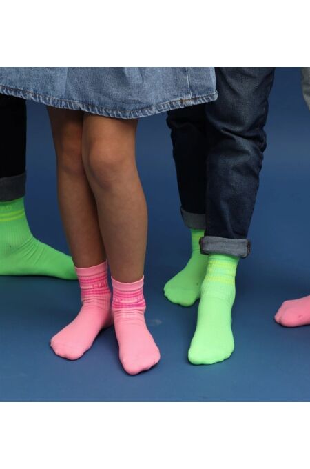 My Day My Dream - Happy Neon Socken - Green