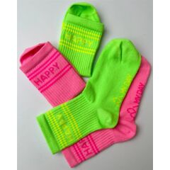 My Day My Dream - Happy Neon Socken - Green